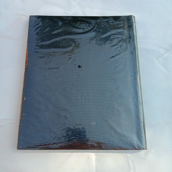New VTG Photo Album Walgreens 80s 90s 20‎ Magnetic Pages Black Faux Leather - Picture 3 of 4